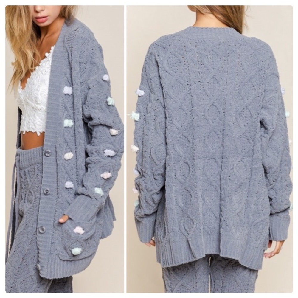 POL Ice Cream Chenille Cardigan - Picture 6 of 12